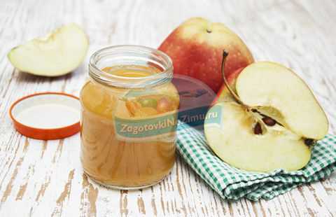 Рецепты пюре из яблок для детей и для грудничков,