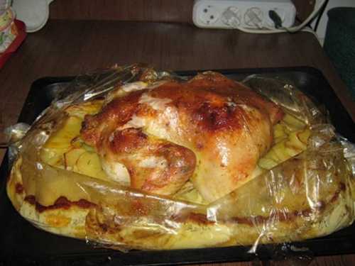 Рецепты курицы в рукаве с картошкой в духовке,